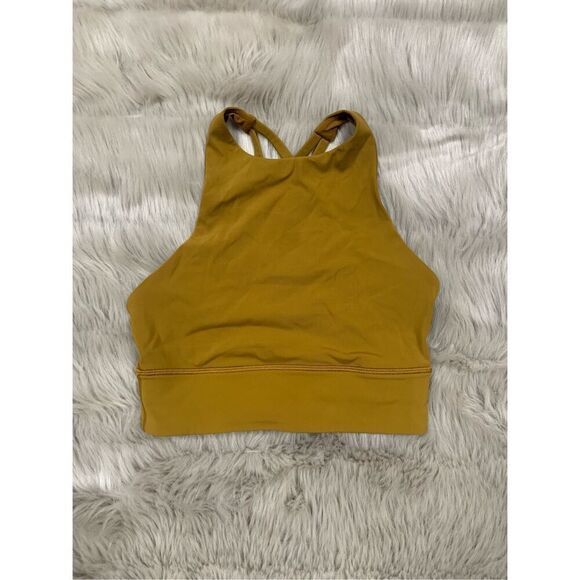 Lululemon • Energy Bra High Neck Long Line Tough Medium Support B-D Cup 4 - Picture 6 of 8